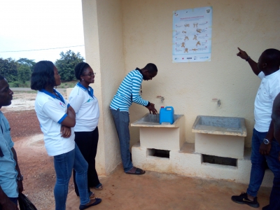 Séances de sensibilisation à l&#039;hygiène au Groupe Scolaire de N’Gattakro