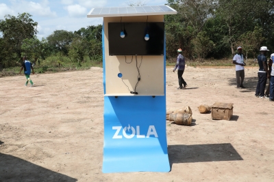 Solar kit equipment for the teachers premises and for the classrooms of Djédouabo school